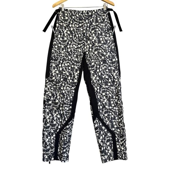 Free People Cargo Pants Small Black Floral Love You Back Utility Emo Grunge Boho - Picture 1 of 12